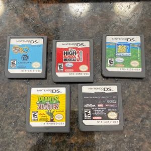Nintendo DS assortment of games